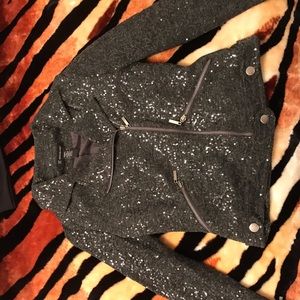 Sequin Moto jacket